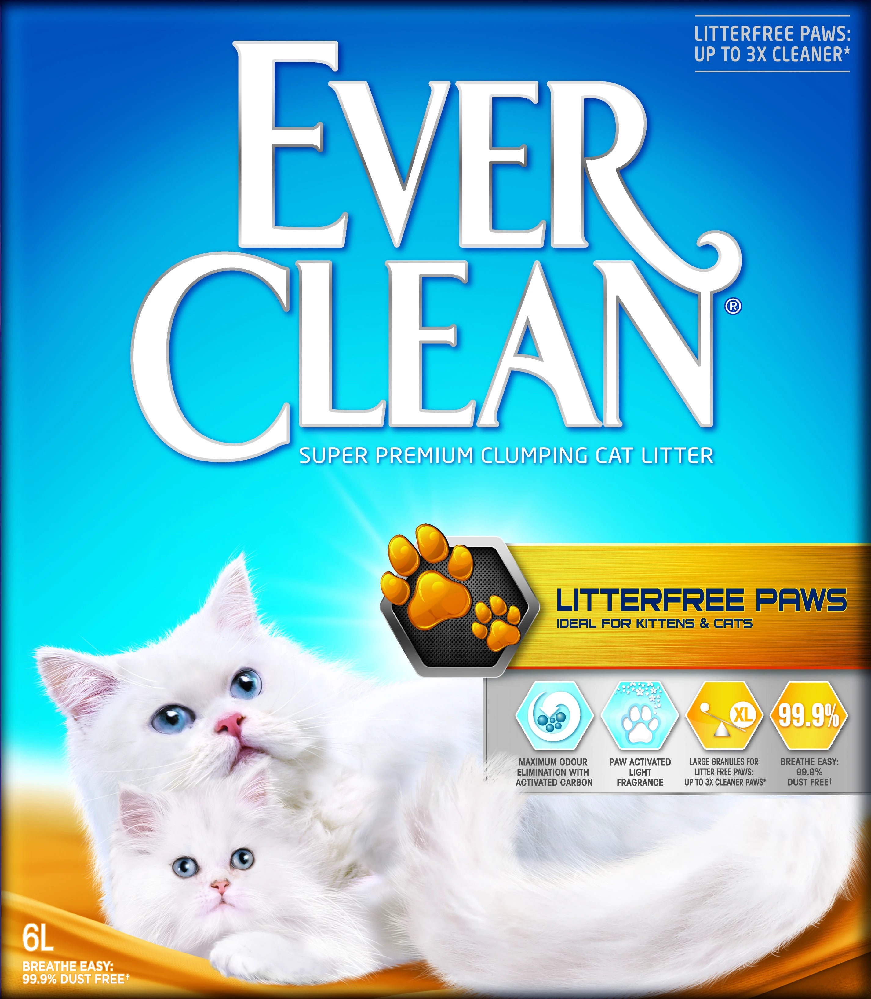 Ever Clean Litterfree Paws 6 L