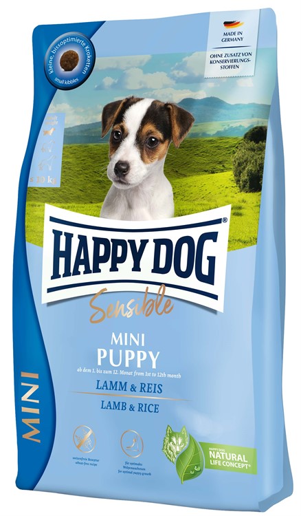 HappyDog Sensitive Mini Puppy Lamb & Rice 4kg