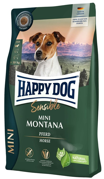 Happy Dog Sensible Mini Montana GrainFree Horse & Potato 4 kg