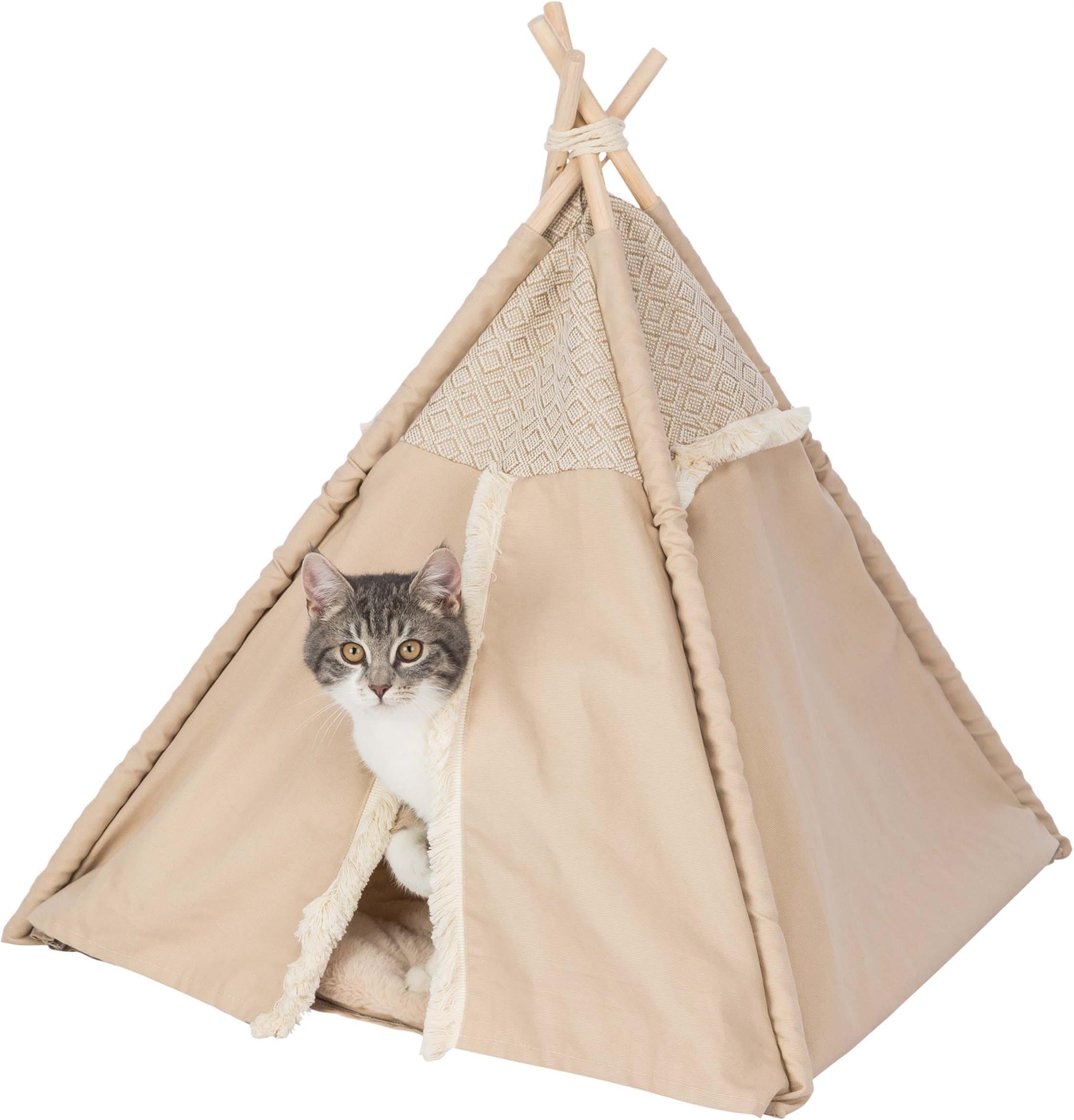 Trixie Boho tipi tält, , beige