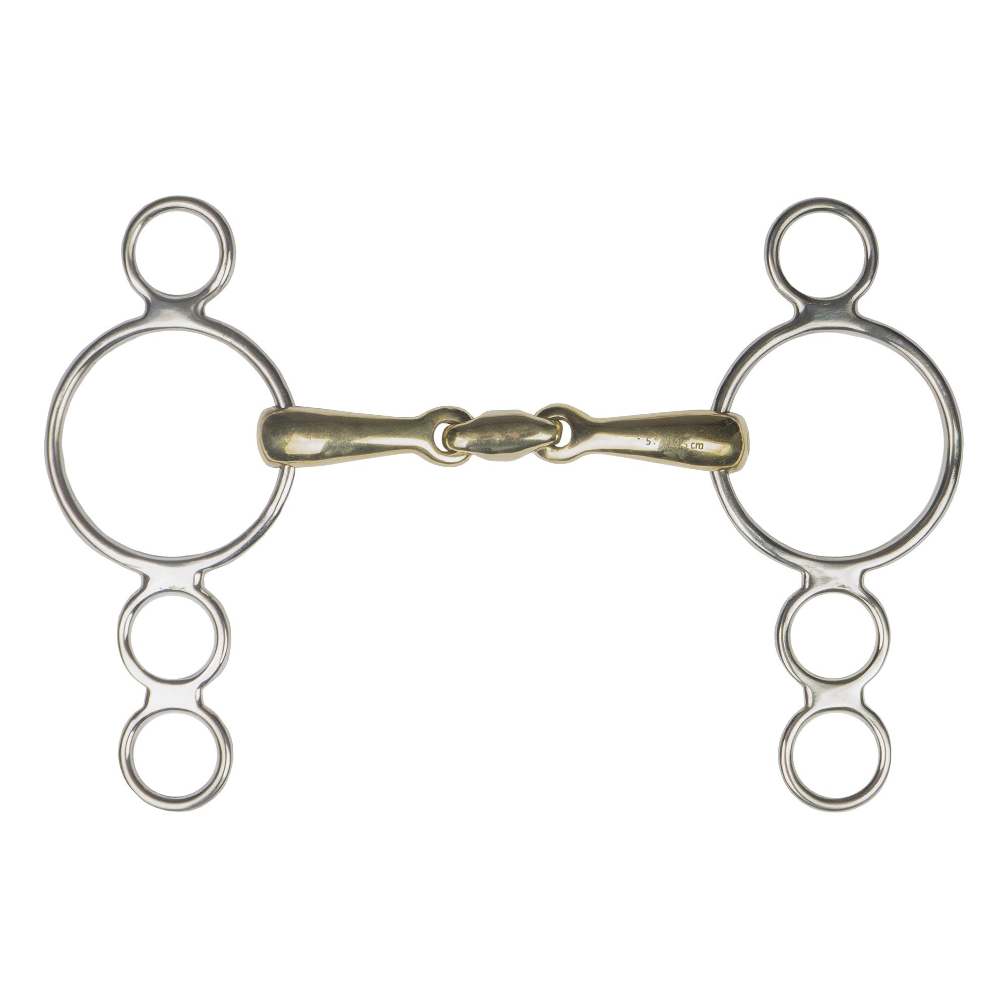 Horka Pessoa Snaffle Double Collection 4-Ring 18mm