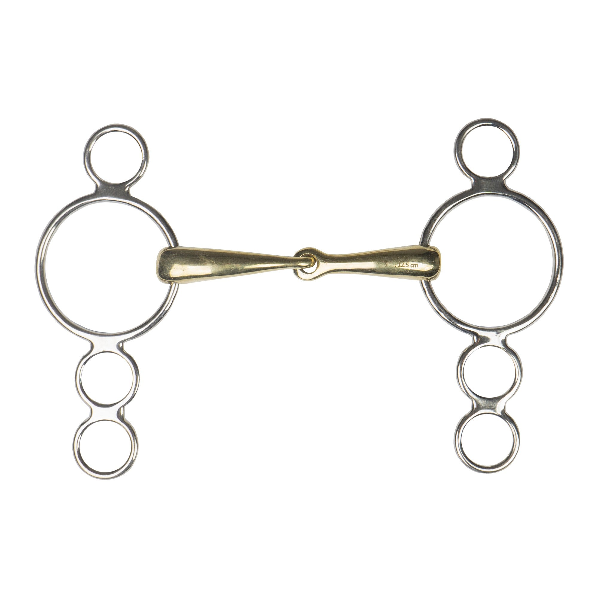 Horka Pessoa Snaffle Enkel Led 4-Ringar 18mm