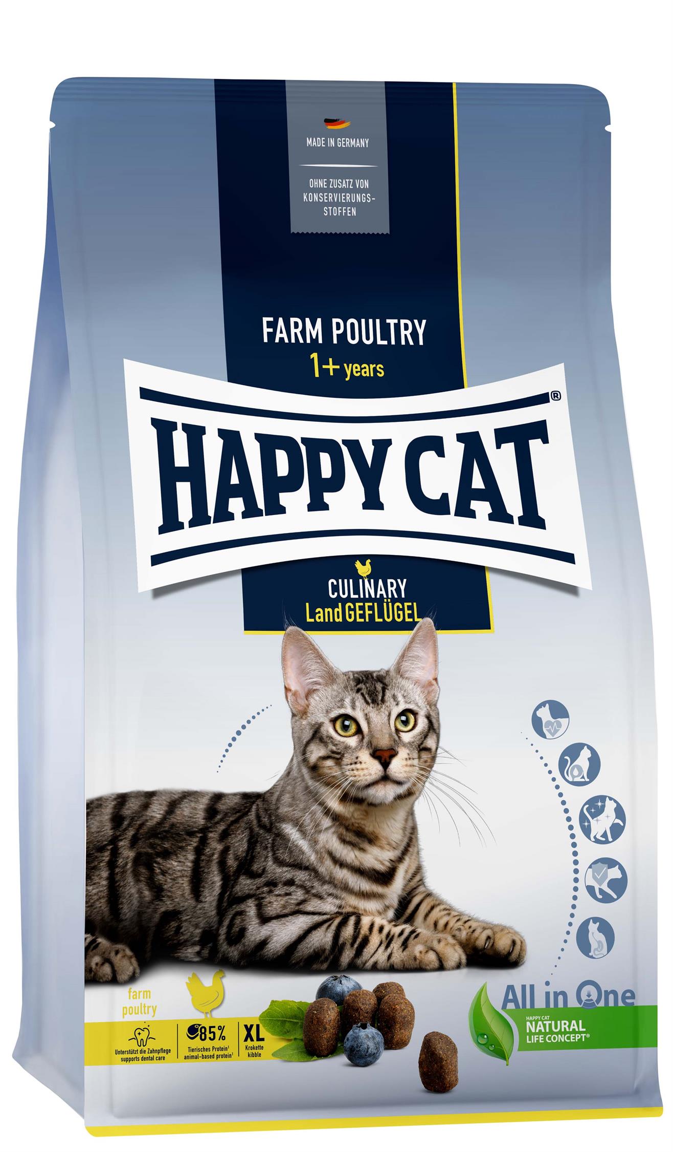 HappyCat Adult fågel, 4 kg