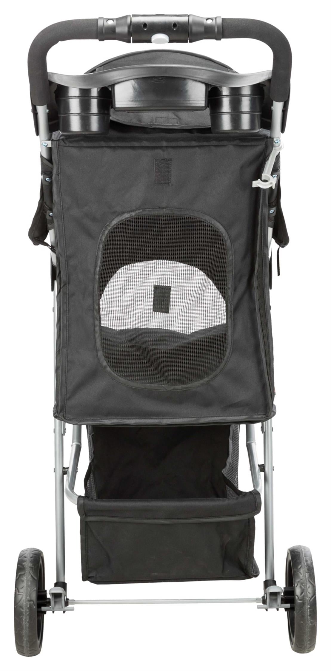 Trixie Djurvagn Buggy, hopfällbar, 47×h100×80 cm, upp t. 11 kg, svart