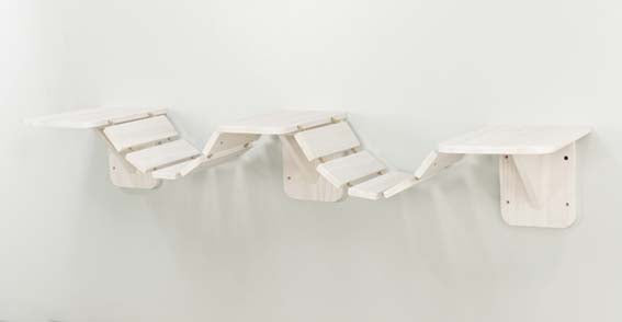 Trixie Klättervägg väggmonterad, 150×30 cm, vit