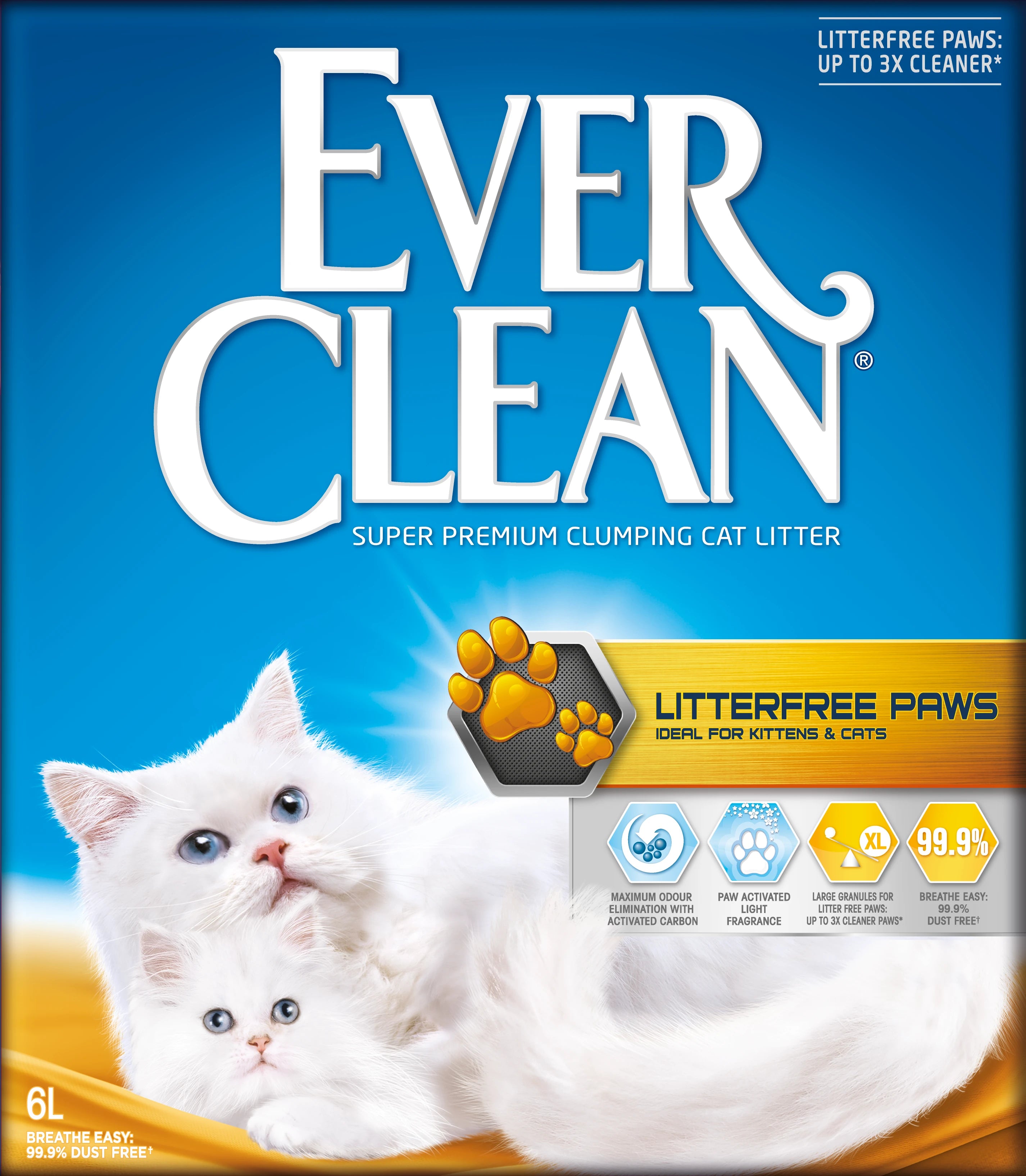 Ever Clean Litterfree Paws 6 L