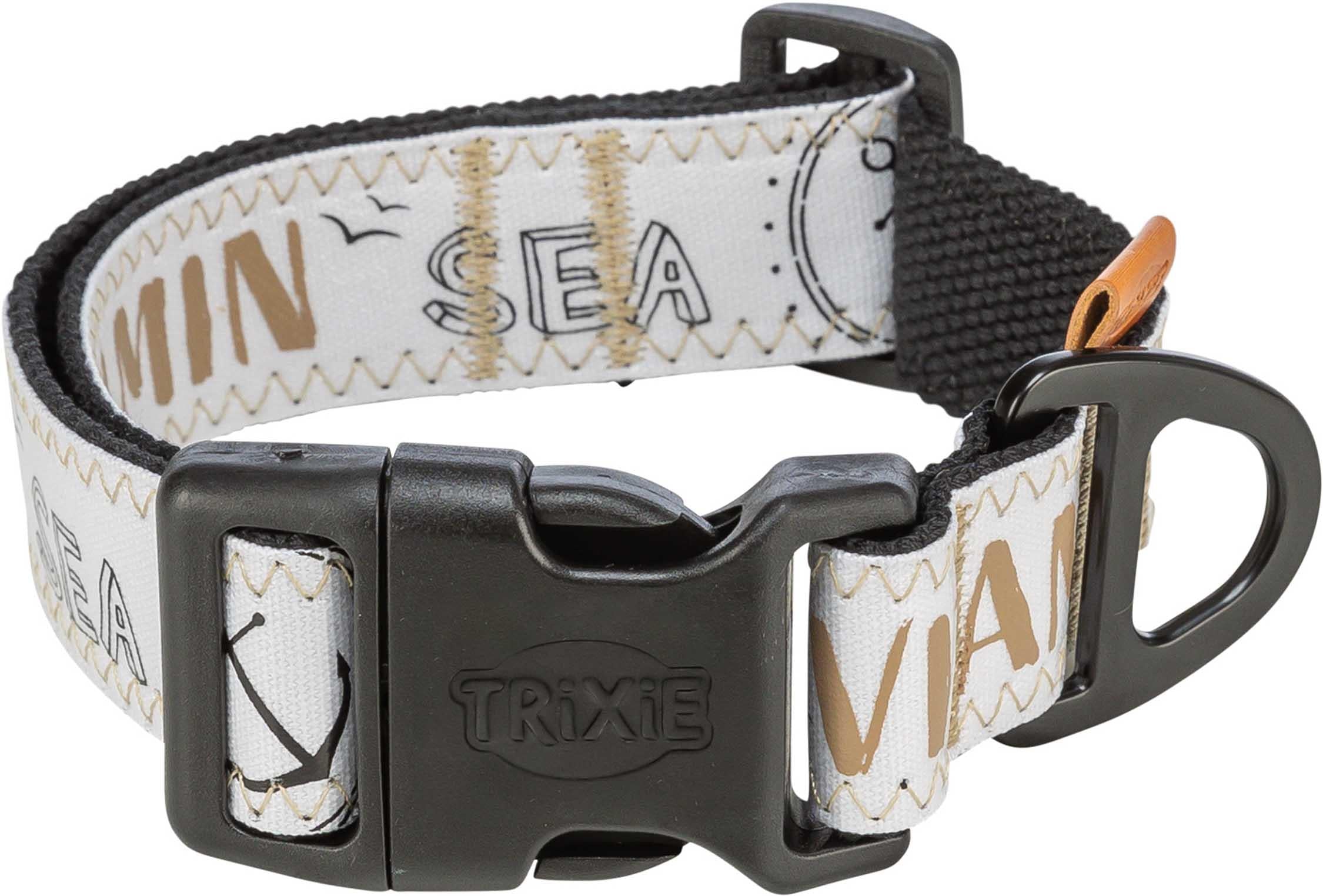 Trixie BE NORDIC halsband, X-bred, S-M: 32-45 cm/30 mm, svart