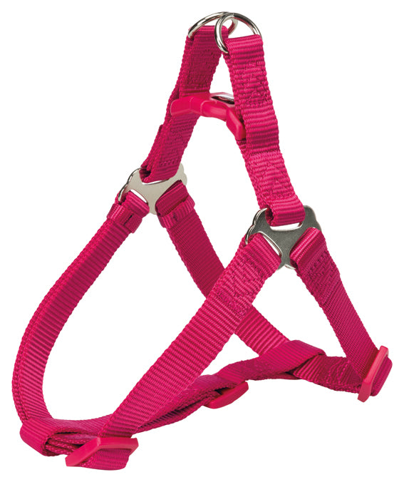 Trixie Premium One Touch sele, L: 65-80 cm/25 mm, fuchsia