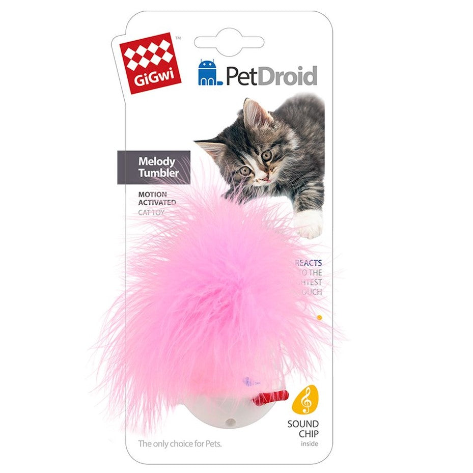 Kattleksak Wobble Feather Petdroid