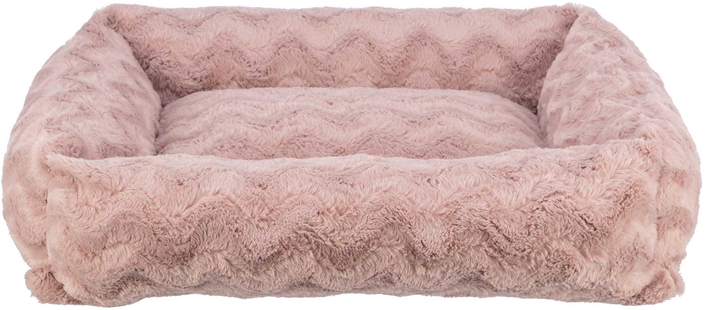 Trixie Be Eco Vital Loki bädd, återvunnen, rektangulär, 65 × 50 cm, rosa