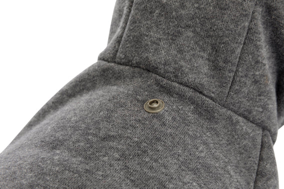 Trixie BE NORDIC Flensburg hoodie, S: 36 cm, grå