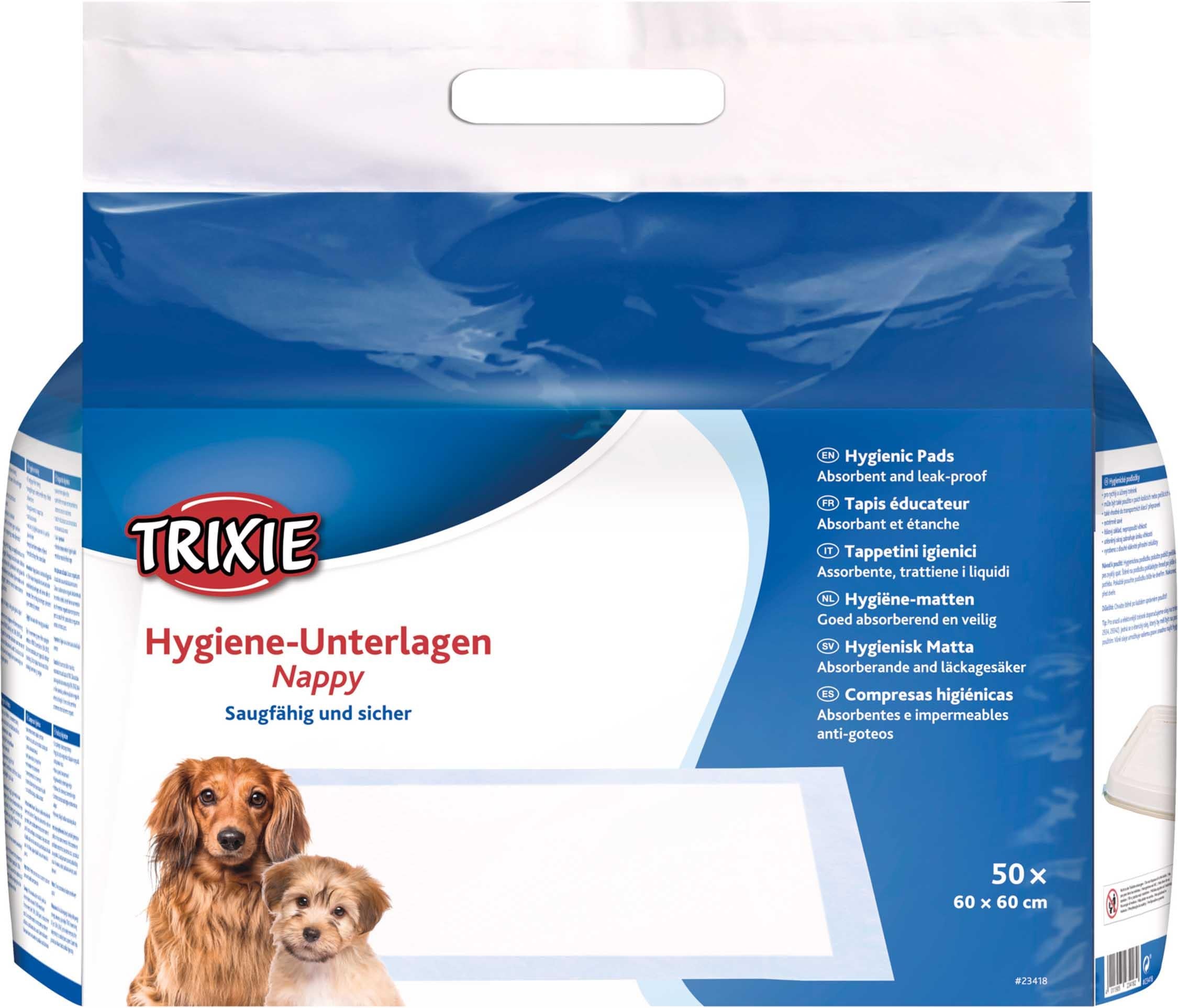 Trixie Valpmatta Houstrainer, 60 × 60 cm, 50-pack