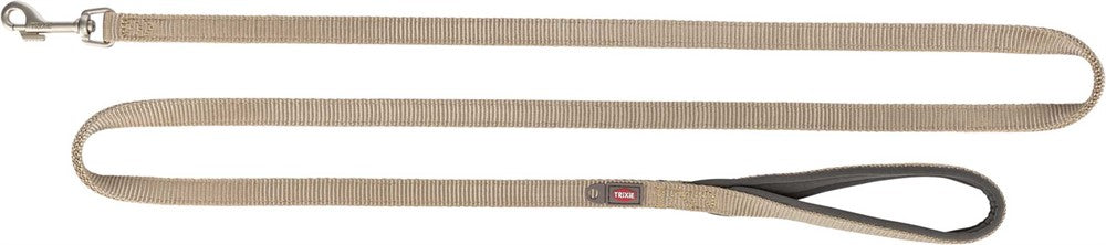 Trixie Premium koppel, M-L: 1.80 m/20 mm, sand