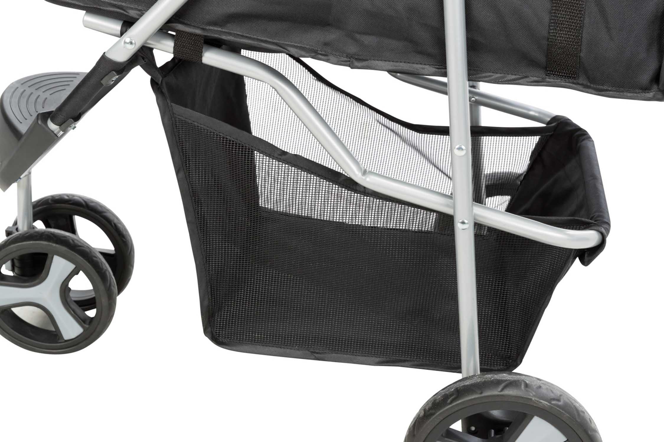 Trixie Djurvagn Buggy, hopfällbar, 47×h100×80 cm, upp t. 11 kg, svart