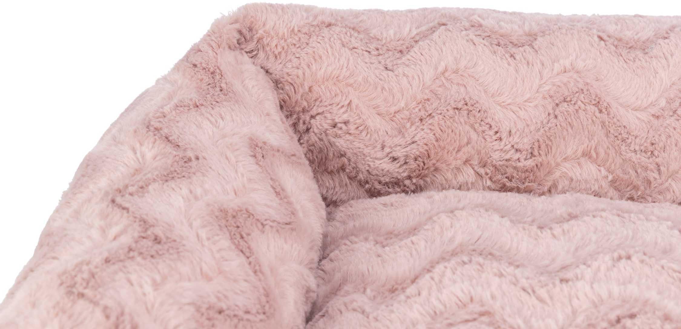 Trixie Be Eco Vital Loki bädd, återvunnen, rektangulär, 65 × 50 cm, rosa