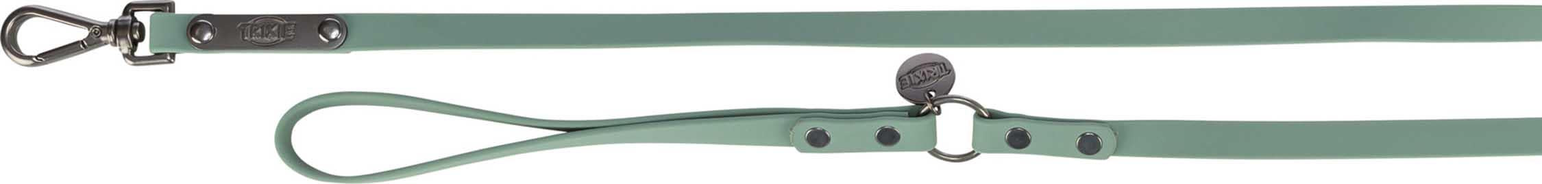 Trixie CityStyle koppel, PVC, S-M: 1.20 m/13 mm, sage