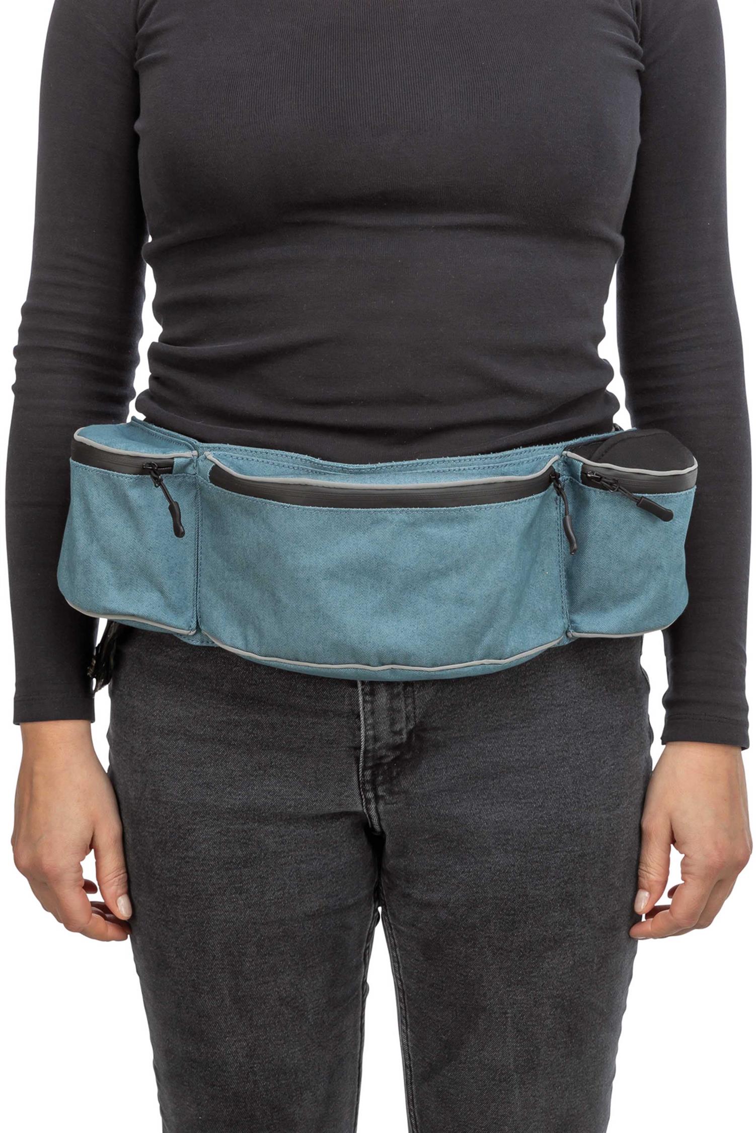 Trixie Midjeväska Baggy Belt, bälte: 62-125 cm, blå