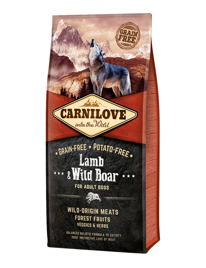 Carnilove Adult All Breed Lamb & Wild Boar 12 kg