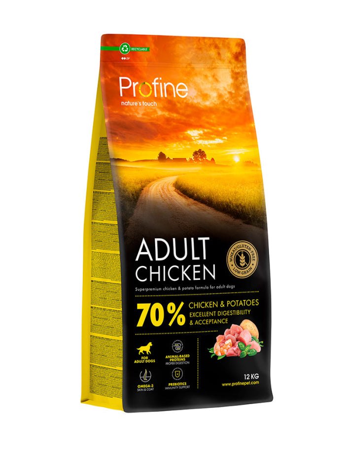 Profine Dog Dry Food Adult Chicken & Potatoes 12 kg