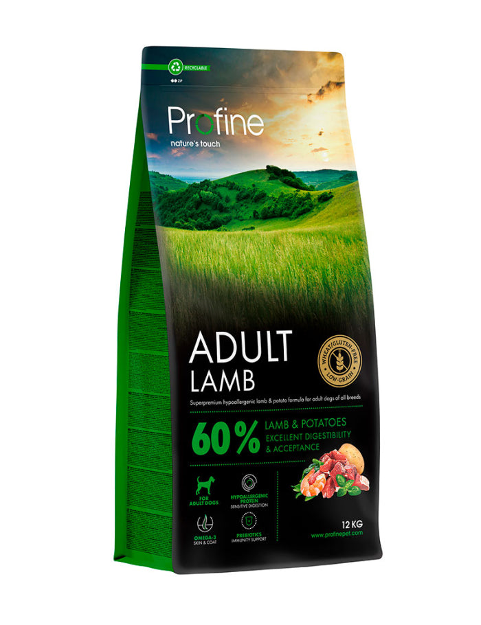 Profine Dog Dry Food Adult Lamb & Potatoes 12 kg