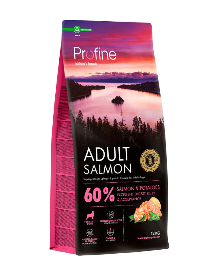 Profine Dog Dry Food Adult Salmon & Potatoes 12 kg