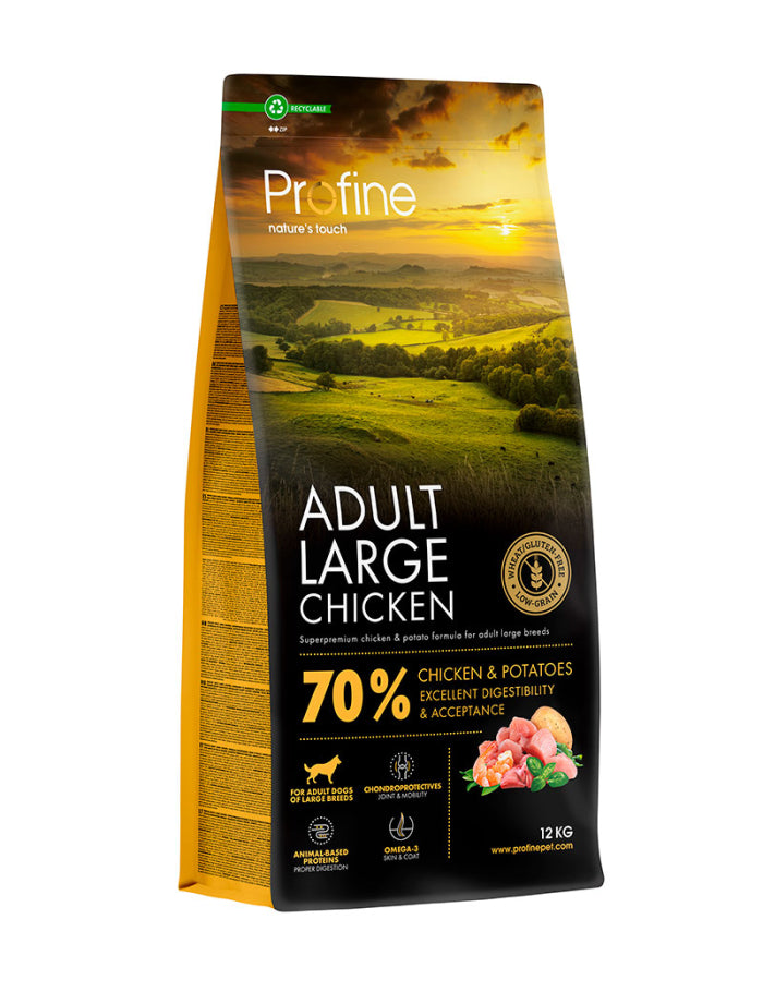 Profine Dog Dry Food Adult Large Chicken & Potatoes 12 kg