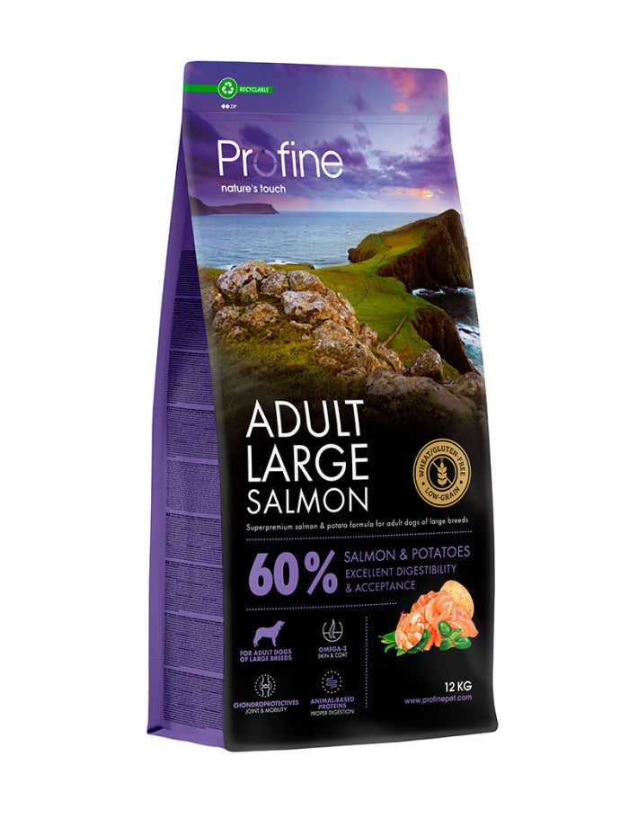 Profine Dog Dry Food Adult Large Salmon & Potatoes 12 kg