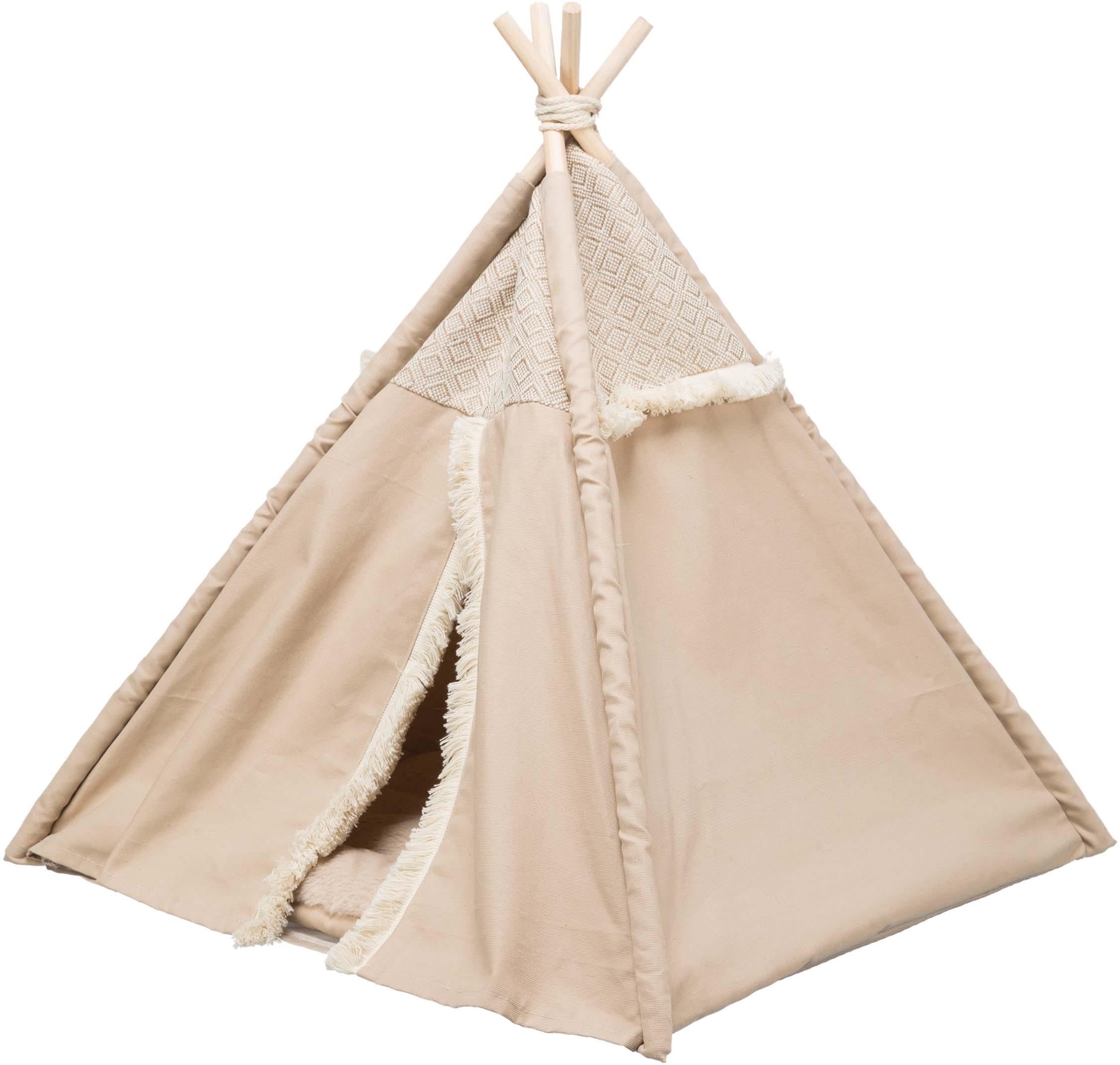 Trixie Boho tipi tält, , beige