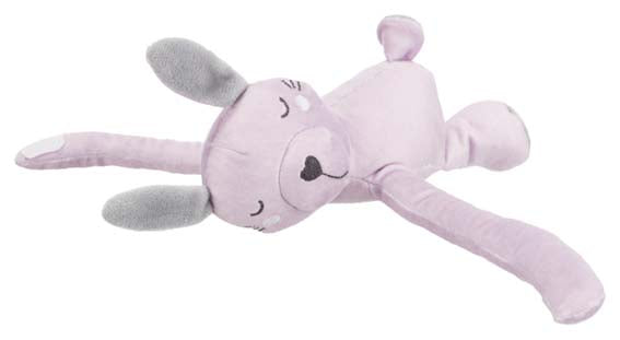 Trixie Junior cuddly set filt/kanin, plysch, 75 × 50 cm, grå/ljuslila