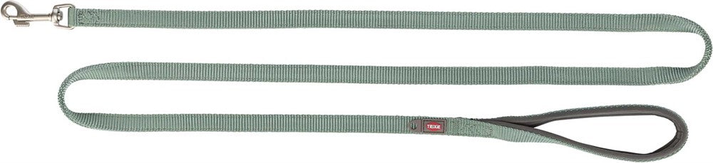 Trixie Premium koppel, M-L: 1.80 m/20 mm, sage