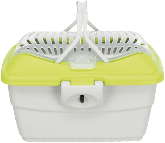 Trixie Transportbur Mini-Capri, 40 x h22 x 30 cm blå/grå