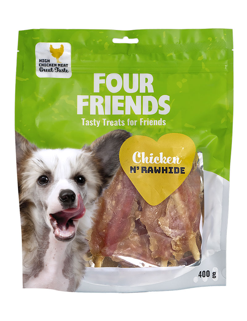 FourFriends Chicken N´Rawhide 400g x6