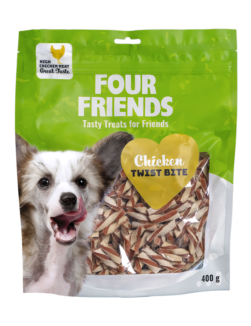 FourFriends Chicken Twist Bite 400g x6