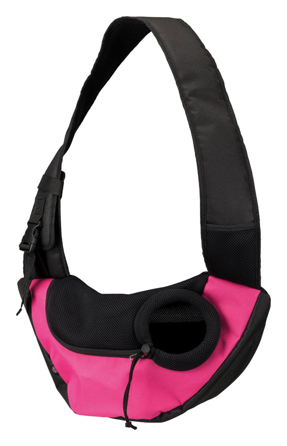 Trixie Frontväska Sling, , <5 kg, rosa/svart