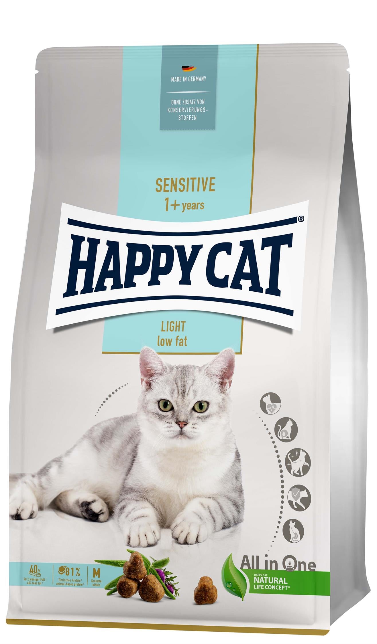 HappyCat Sens. Adult light, 10 kg