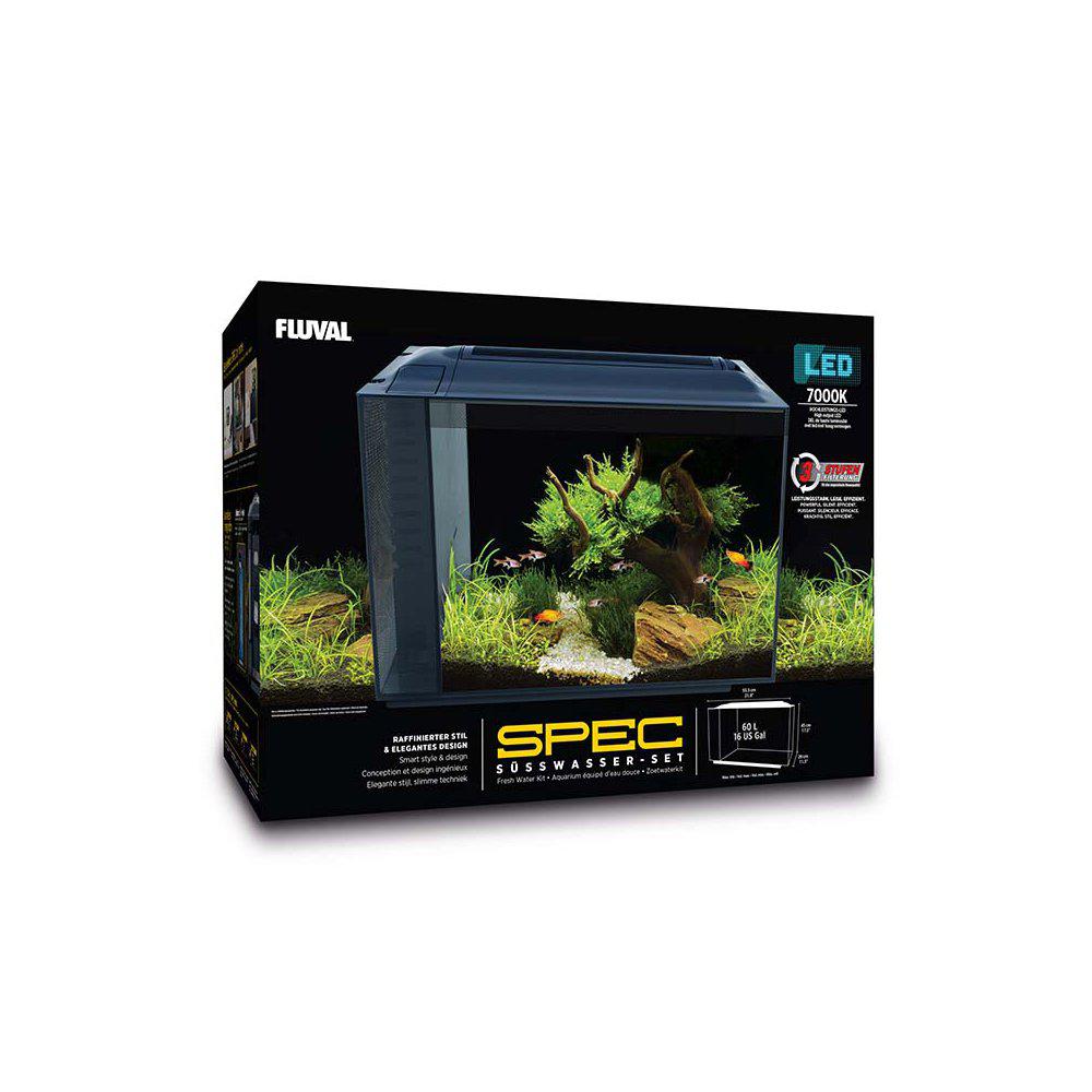 Fluval Spec Xv 60L Svart 16W