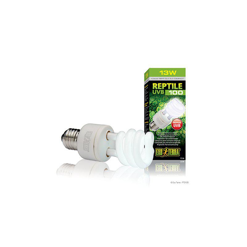 Exoterra Reptile Uvb 100 Lysrörslampa E27