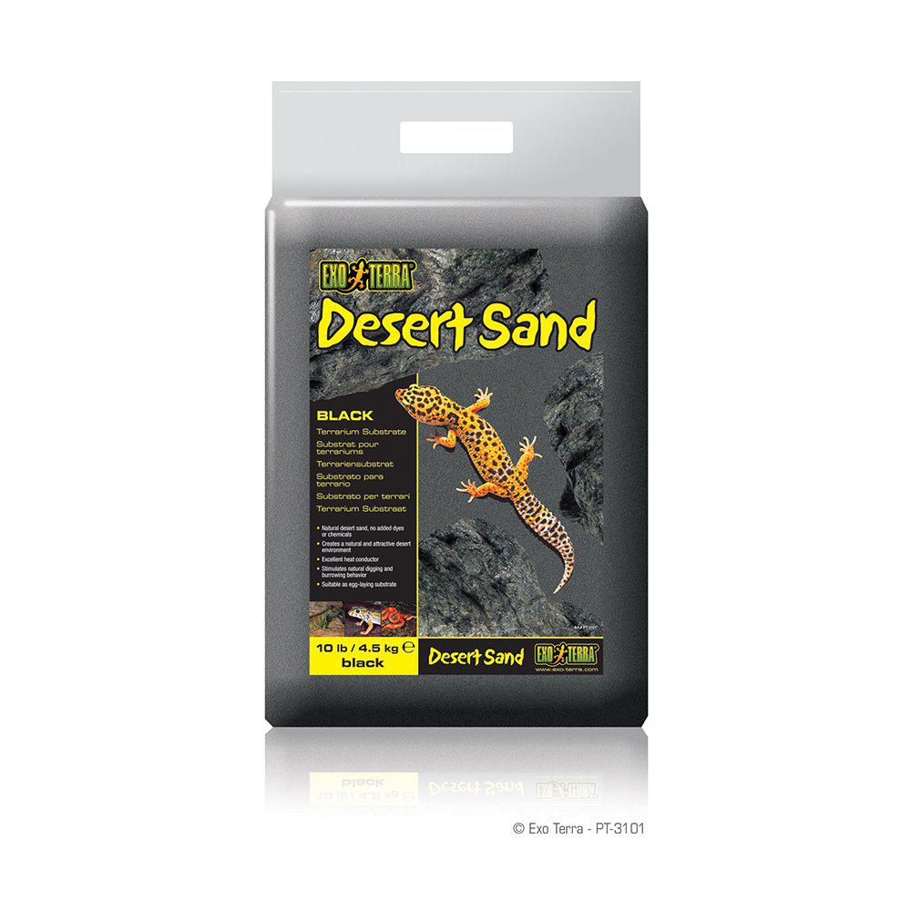 Exoterra Desert Sand Svart 4.5kg