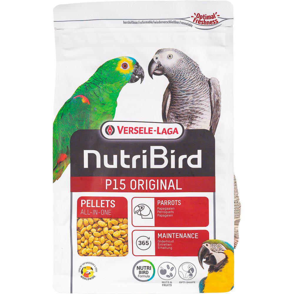 Nutribird P15 Papegoj Underhållspellets 1kg 5