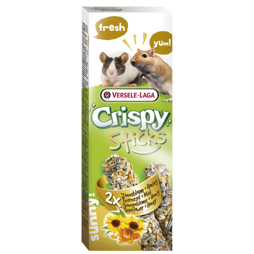 Crispy Kräcker Gerbil/mus 2st Solros & Honung 110g x8