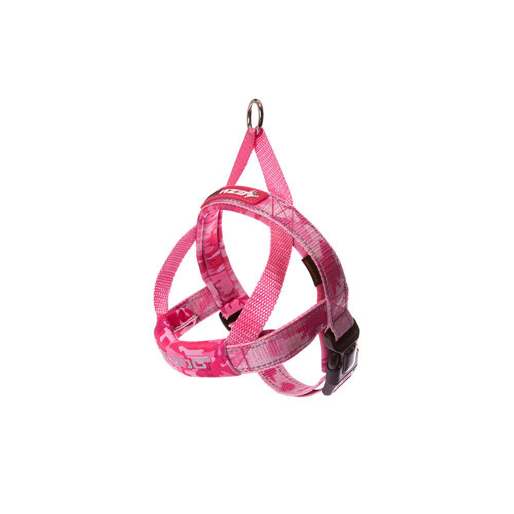 Ezydog Sele Quickfit Neopren Rosa Camo 'Justerbar'