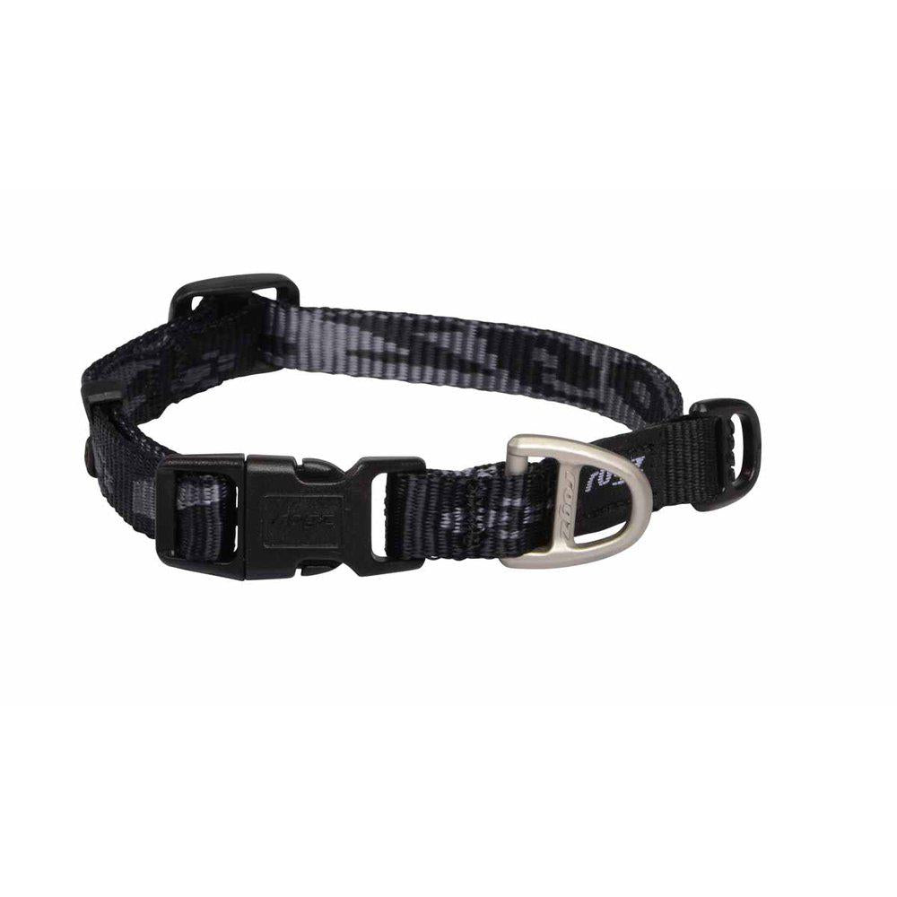 Rogz Alpinist Halsband Svart 20-31Cm