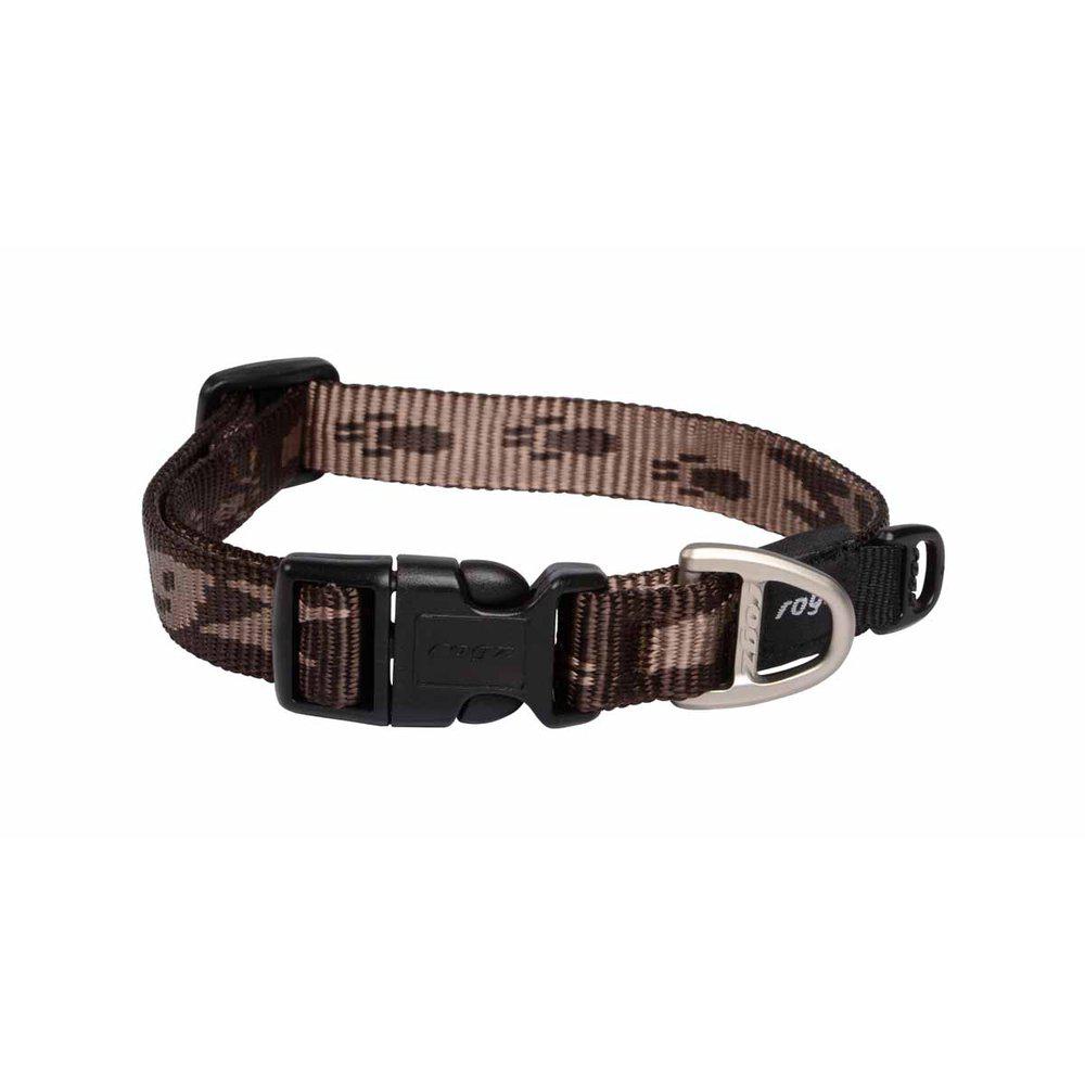 Rogz Alpinist Halsband Brun 26-40Cm