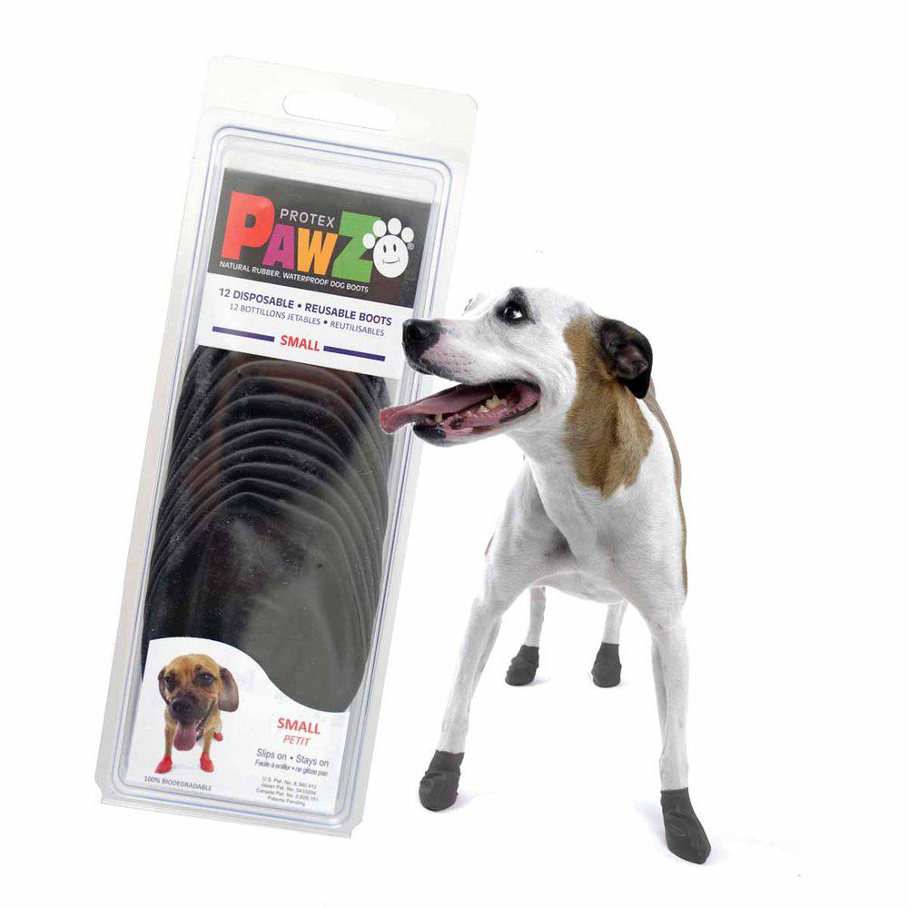 Pawz Dog Boots Black S