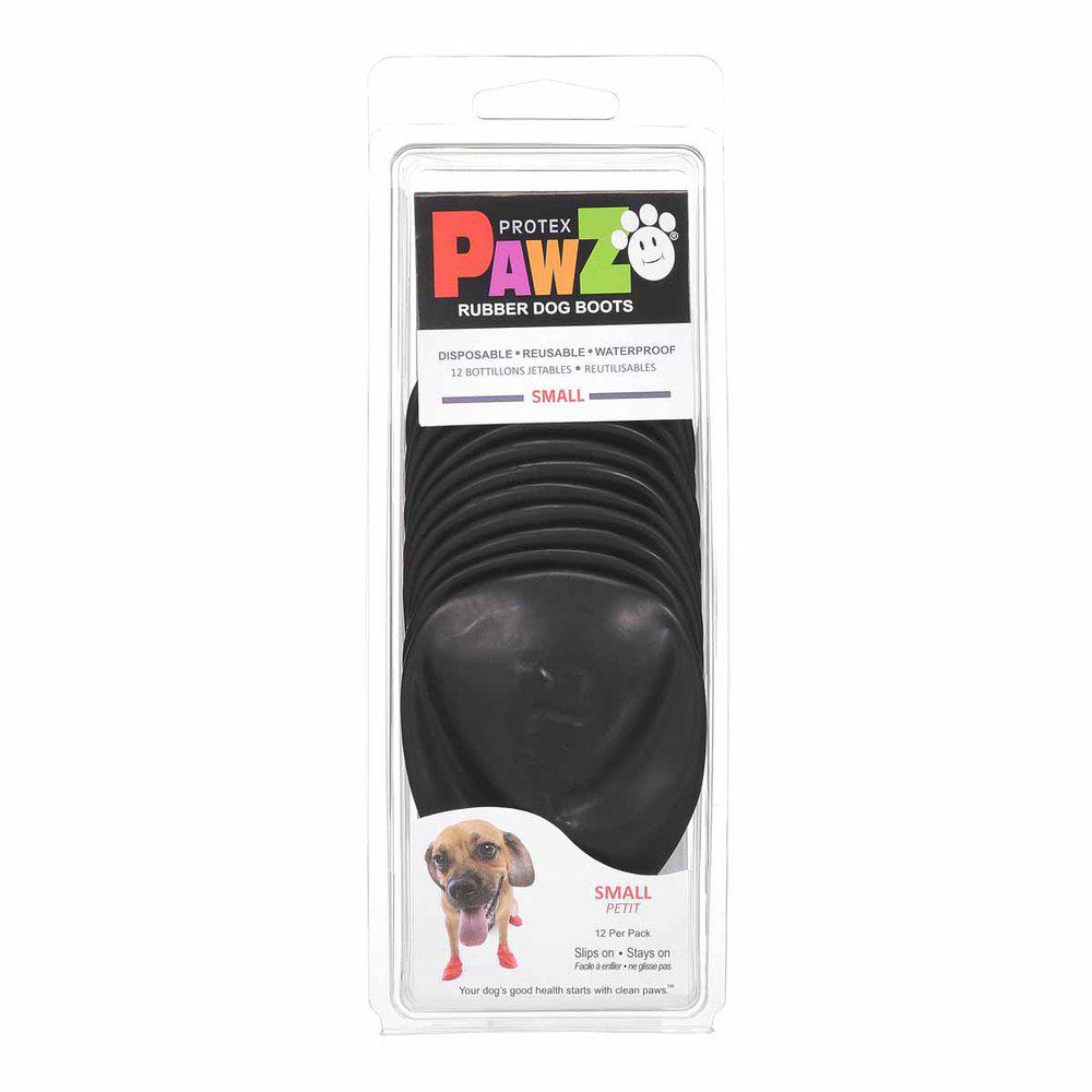 Pawz Dog Boots Black S