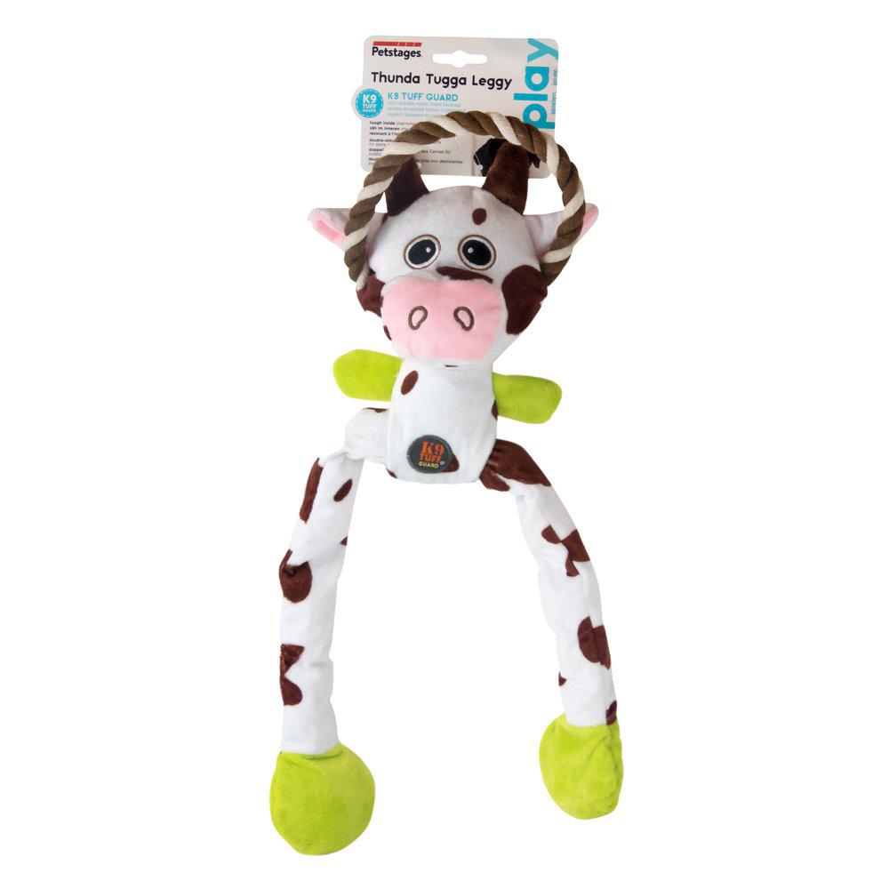 Petstages Hundleksak Thunda Tugga Leggycow 38Cm