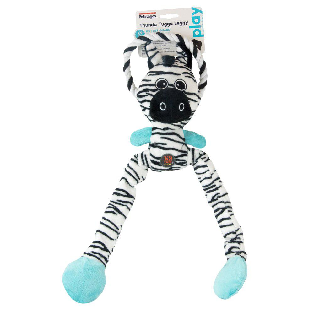 Petstages Hundleksak Thunda Tugga Leggyzebra 38Cm