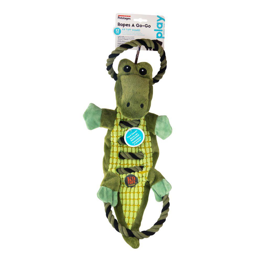 Petstages Hundleksak Ropes-A-Go-Go Gator55Cm