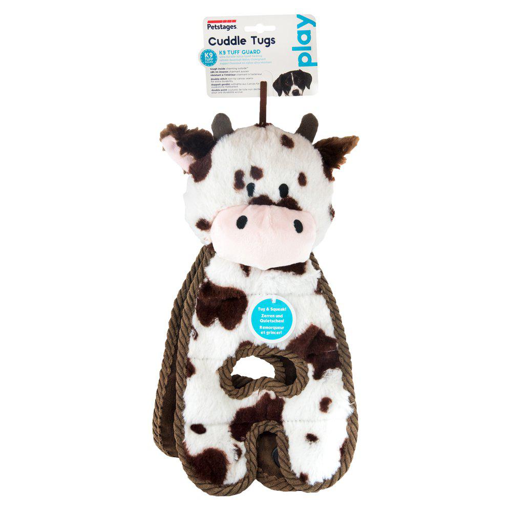 Petstages Hundleksak Cuddle Tugs Cow40Cm