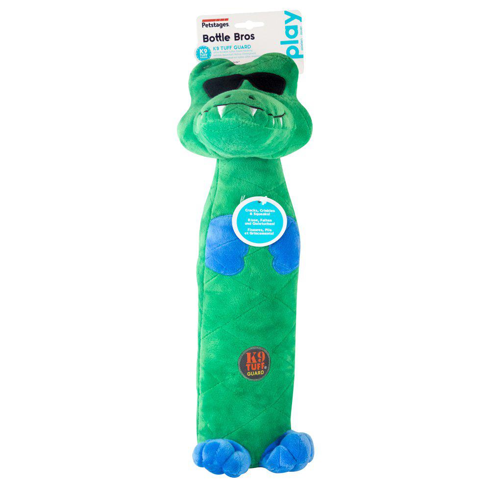 Petstages Hundleksak Bottle Bros Gator L40Cm